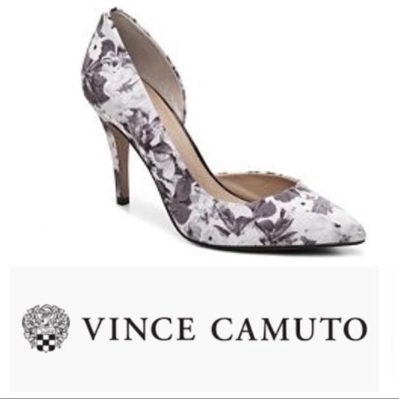 vince camuto white pumps